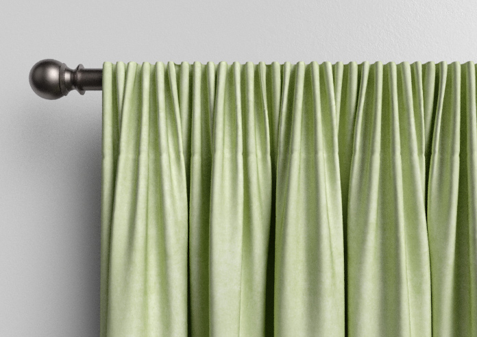 Florence Faux Suede, Green Leaf - Made to Measure Curtains - Image 9